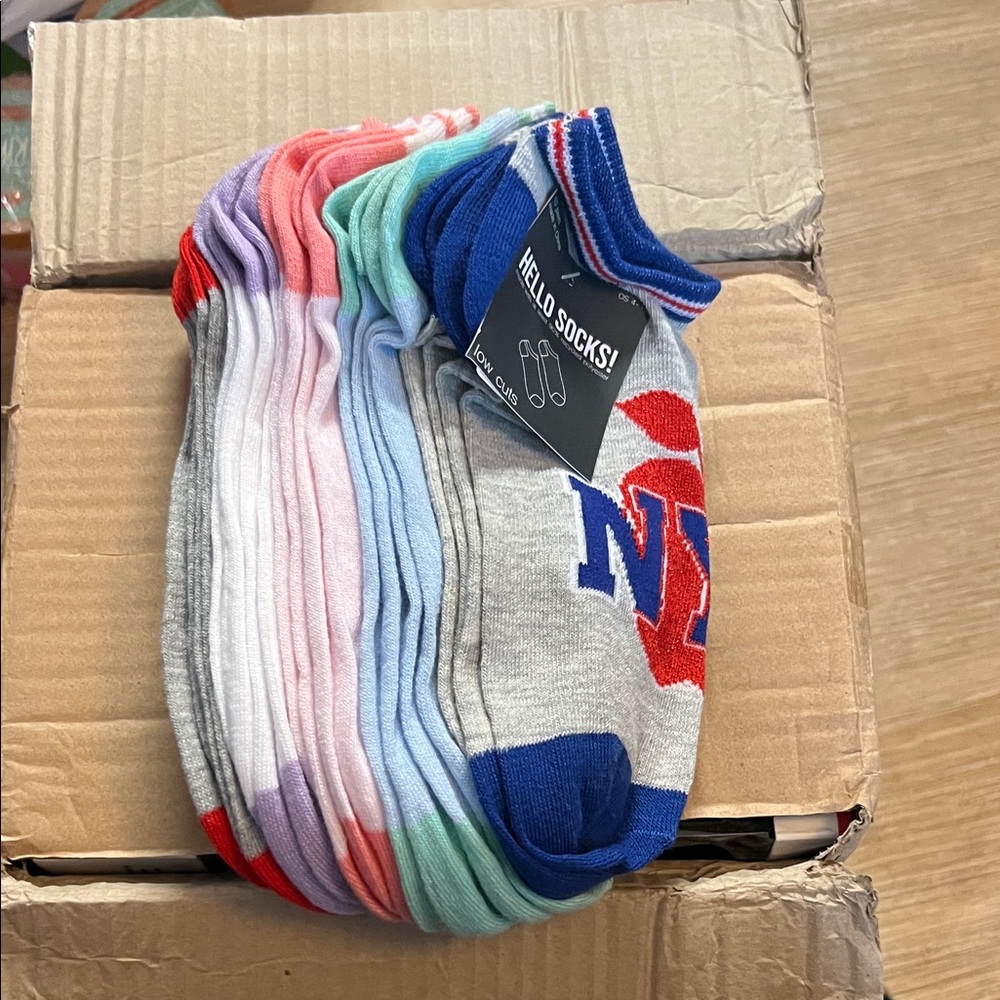 Hello socks, Colorful Ankle Socks Set

10 pairs
